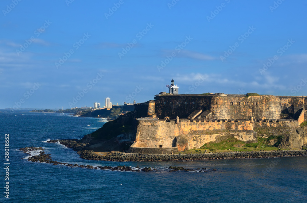 Fort San Felipe del Morro in San Juan, Puerto Rico