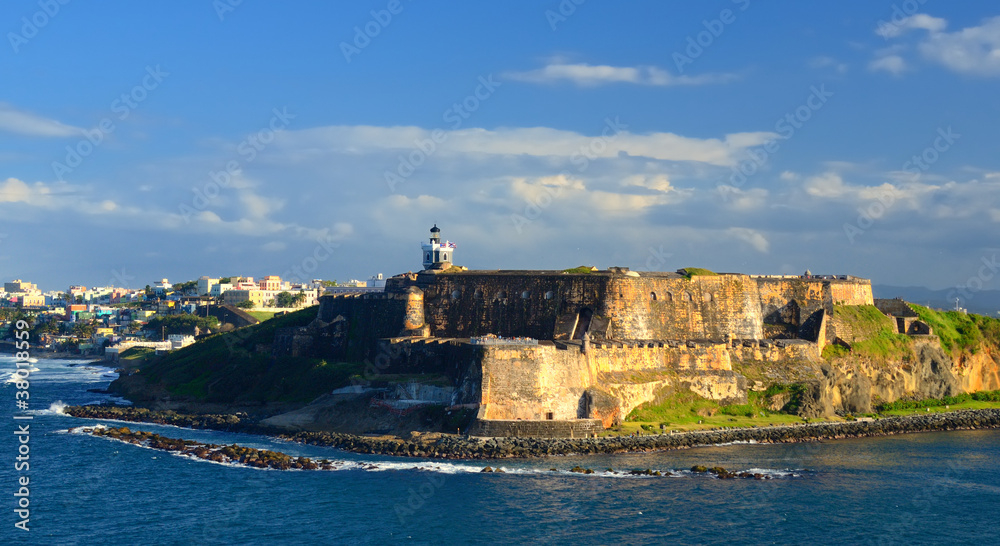 Fort San Felipe del Morro in San Juan, Puerto Rico