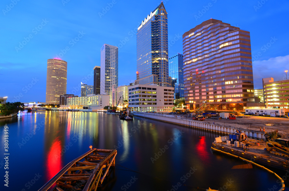 Fototapeta premium Tampa Skyline