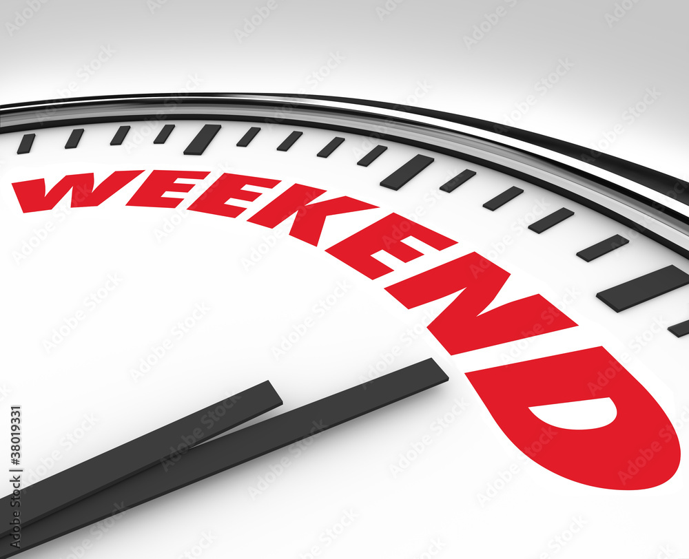 Weekend Word on Clock Time for Fun and Relaxation Weekend Word on Clock Time for Fun and Relaxation