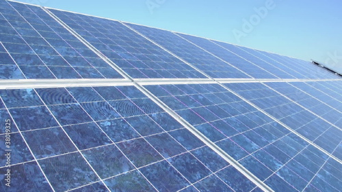 Solar photovoltaic panels. Solar park