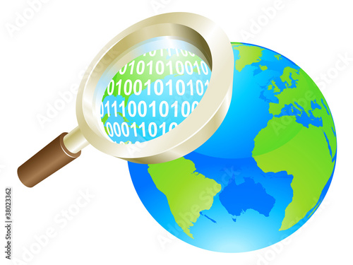 Magnifying glass binary dat...