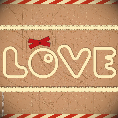 Love - card for Valentine's Day