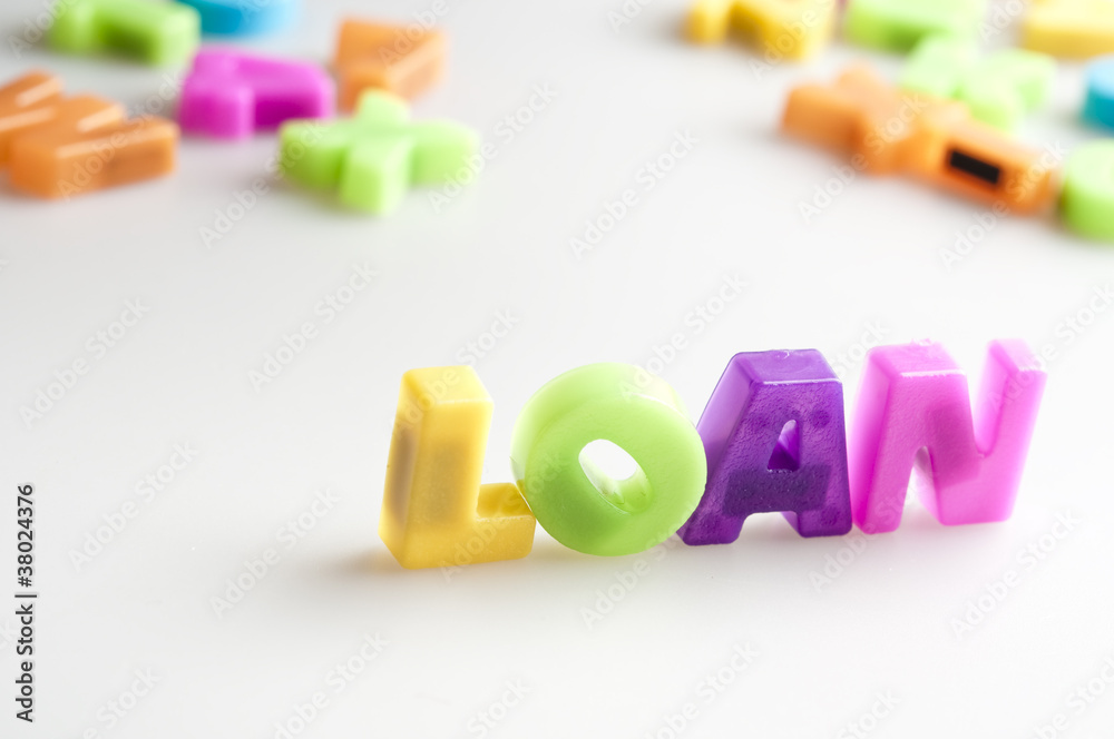 Obraz premium Loan word