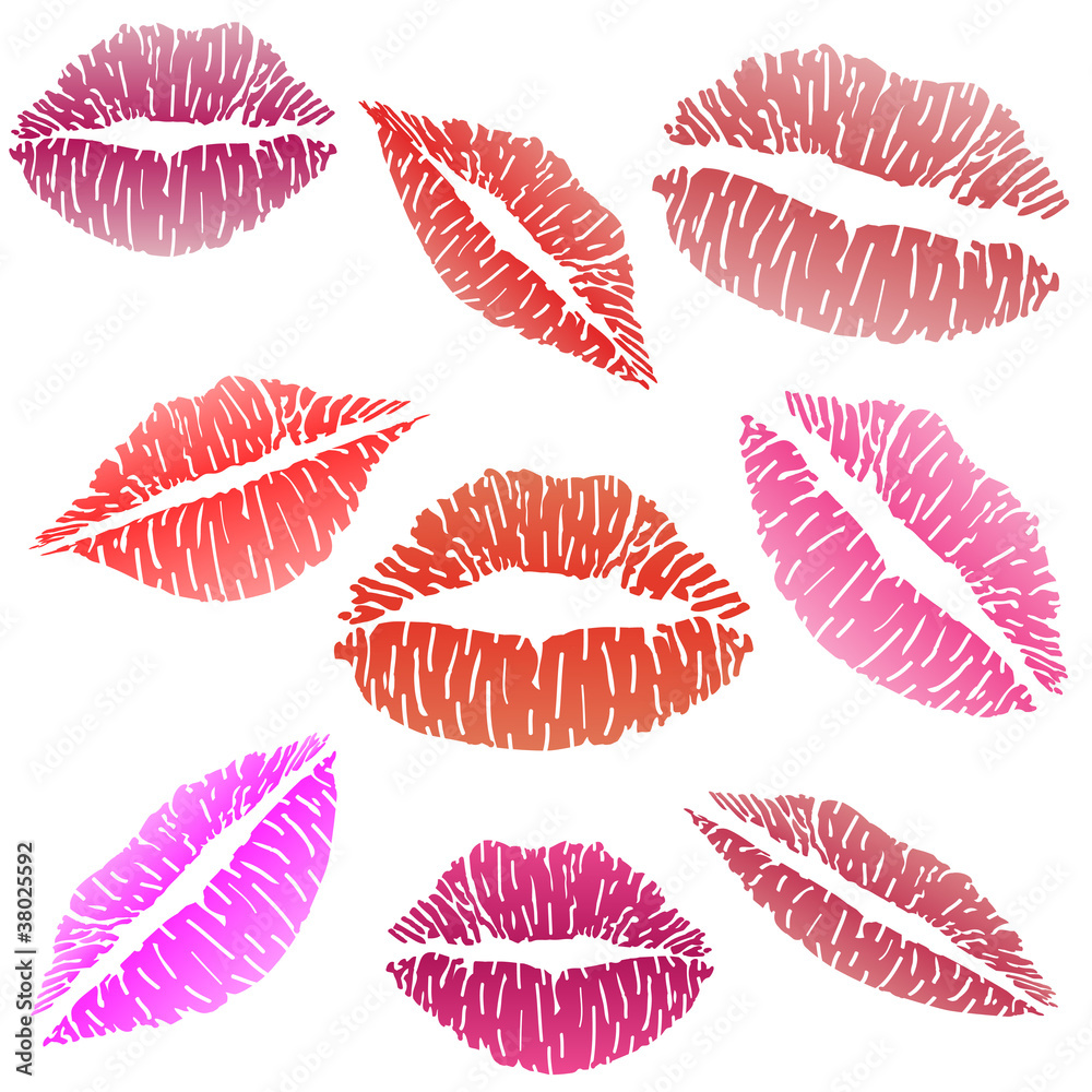Sexy lipstick kiss Sexy lipstick kiss