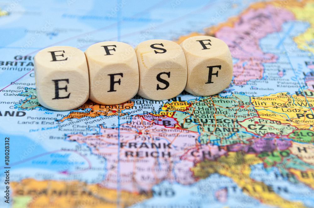 EFSF auf Europakarte