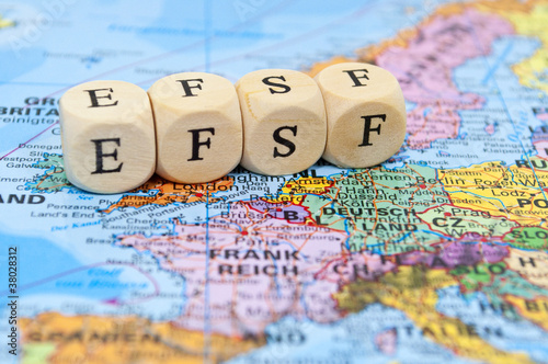 EFSF auf Europakarte