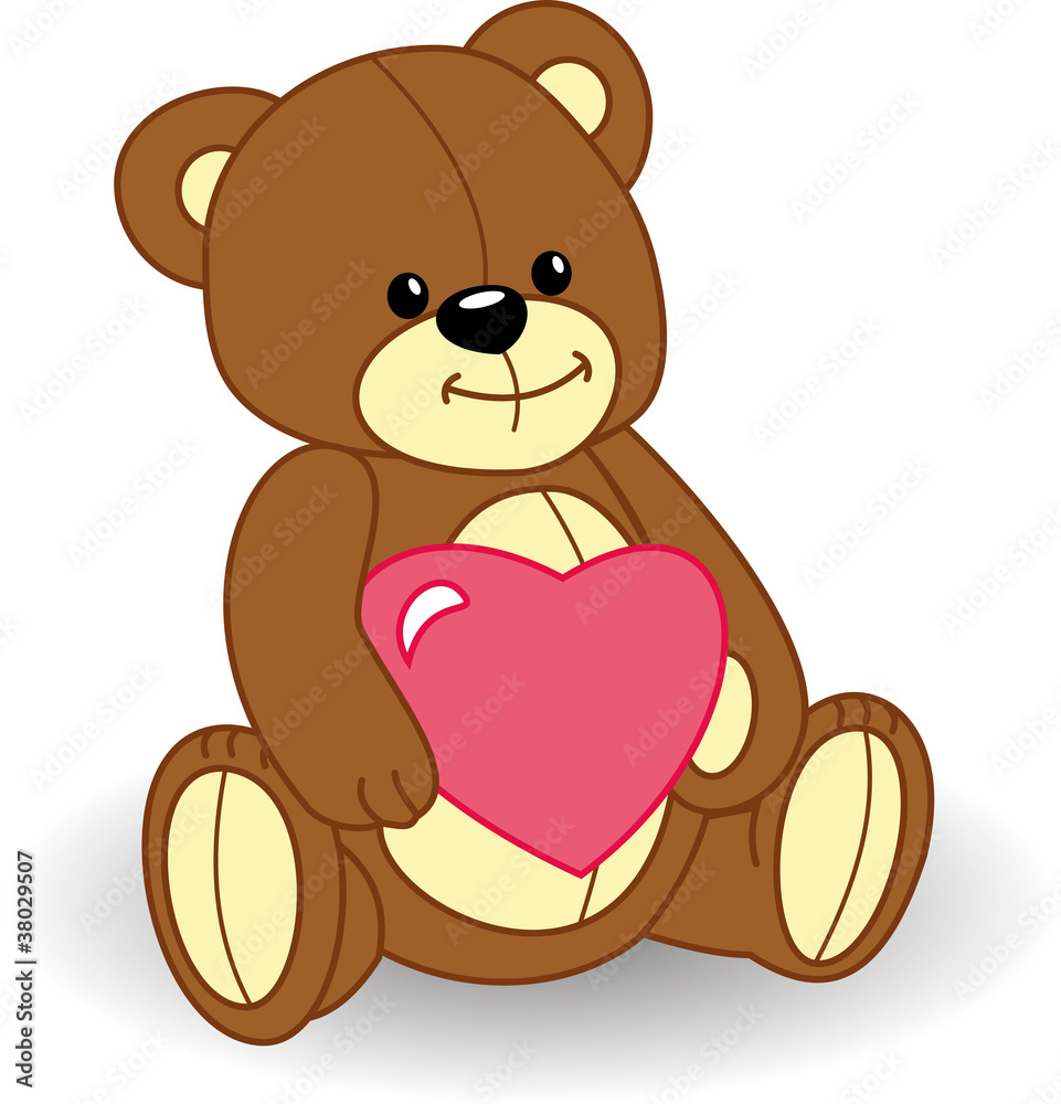 Fototapeta premium bear in love