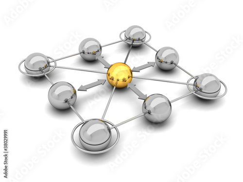 Social network - concept il...