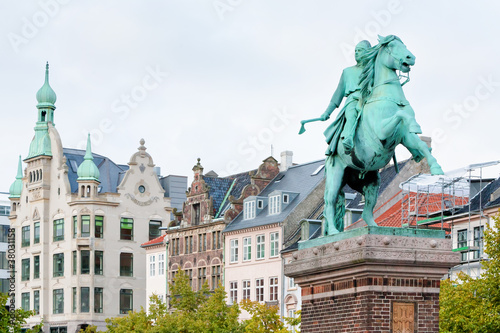 Statue of Absalon in Copenhagen  Denmark