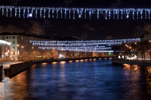 Fontanka river. St. Petersburg, Russia