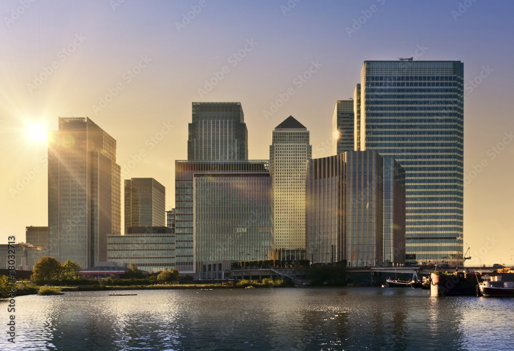 Obraz premium Canary Wharf, London