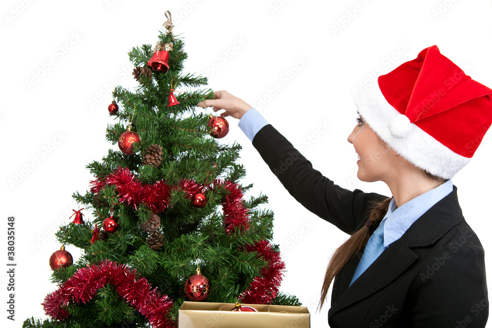 decorating christmas tree decorating christmas tree
