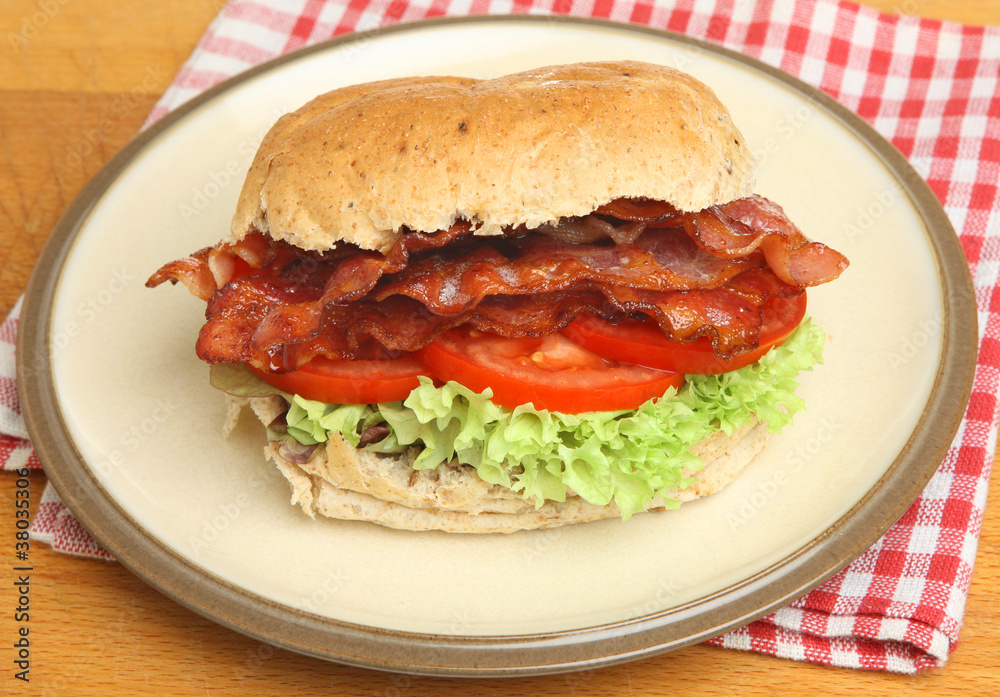 Bacon, Lettuce & Tomato Roll Bacon, Lettuce & Tomato Roll