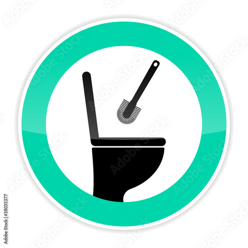 symbol toilette reinigen III
