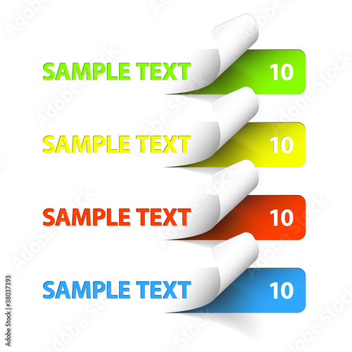 Vector Sample stickers
