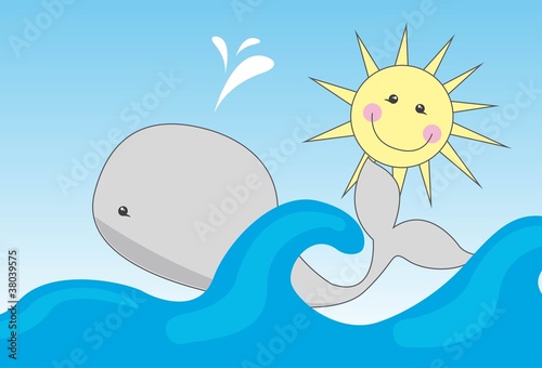 cute whale