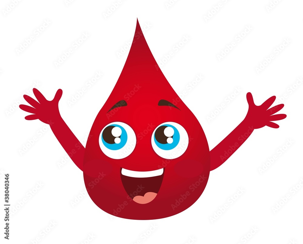 blood drop Stock Vector | Adobe Stock