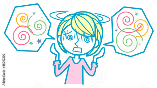 耳鳴りに悩む女性