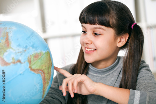 Картината върху платно diligent student