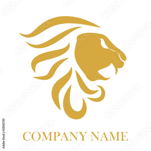 Logo Lion, strength and courage concept # Vector