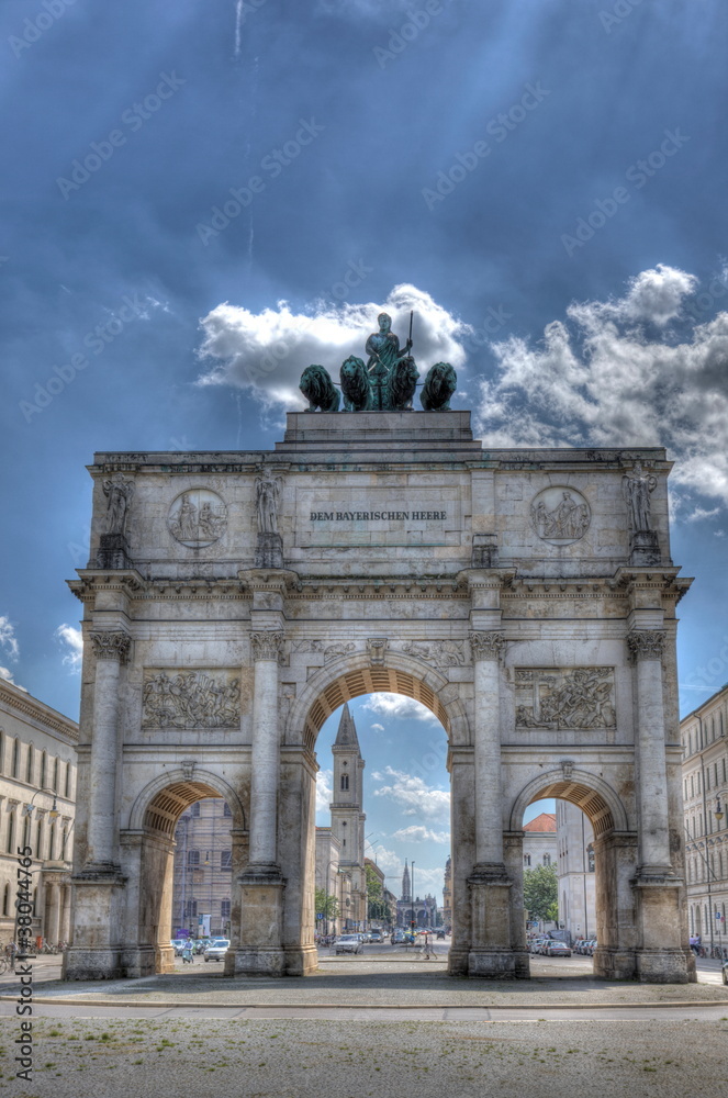Obraz premium Siegestor München-HDR