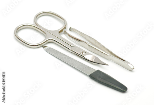 Personal nail pedicure and manicure style set