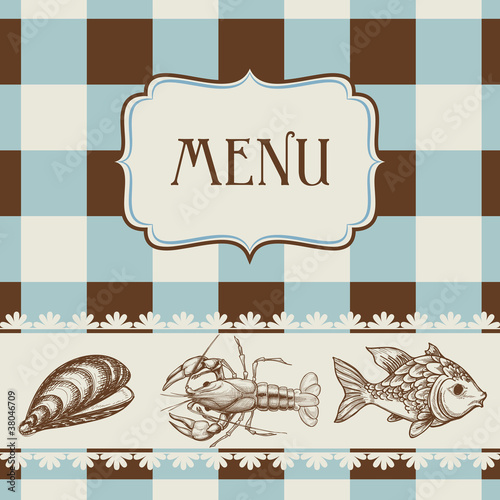 Sea food menu