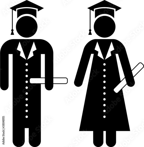 Graduates pictogram