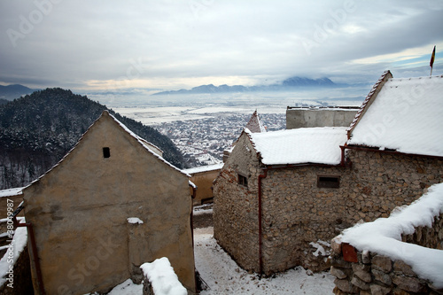 cittadella di Rasnov, Romania photo