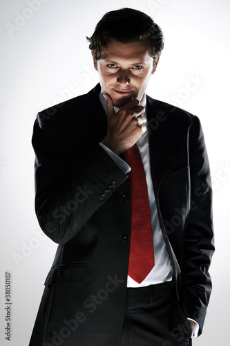 Slika na platnu devious businessman