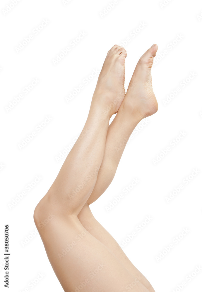 beautiful woman legs isolated on white beautiful woman legs isolated on white