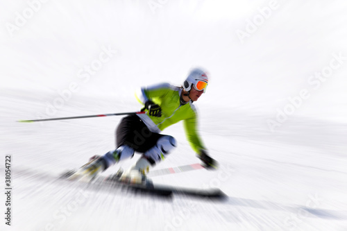 ski - zoom photo