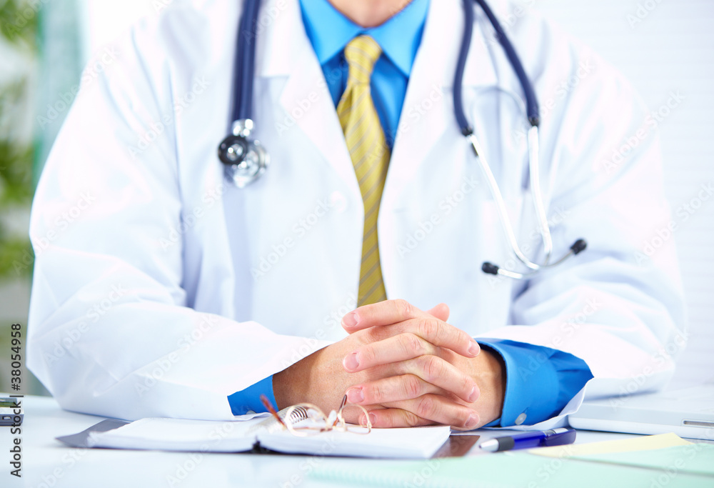 Medical doctor at the hospital. Medical doctor at the hospital.