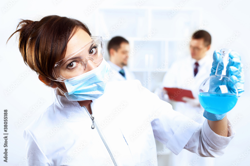 Scientists in laboratory Scientists in laboratory