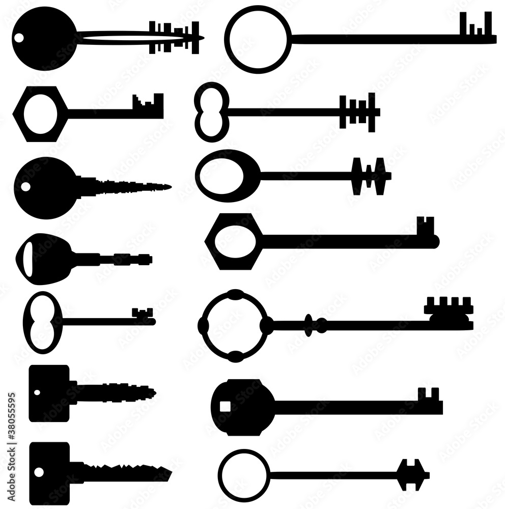 Collection antique and modern keys Collection antique and modern keys
