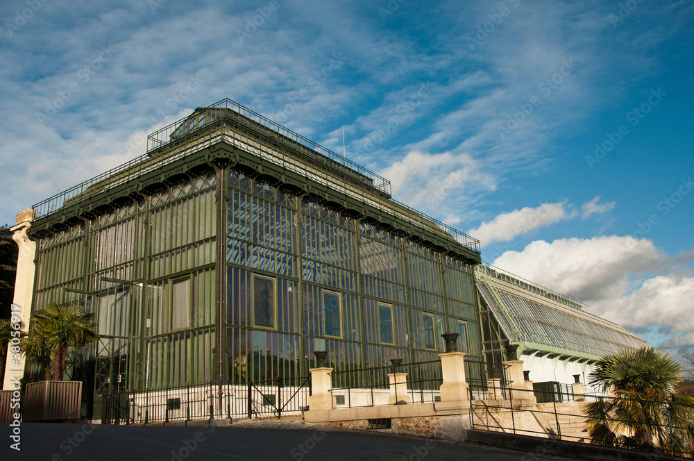 serre du jardin des plantes à Paris