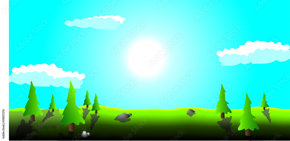 Fototapeta premium paesaggio