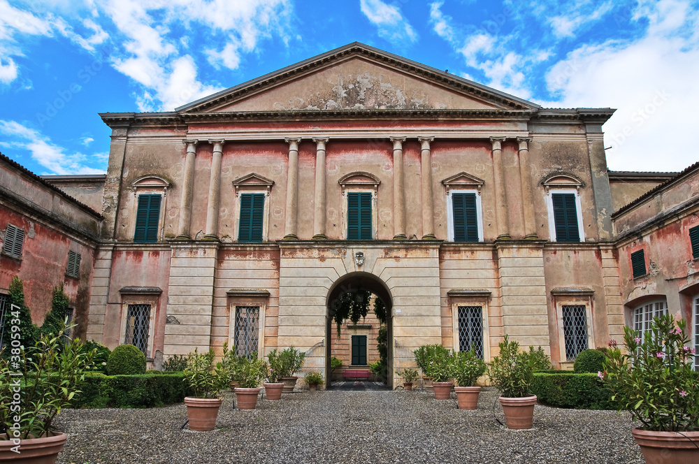 Villa Anguissola-Scotti. Rivergaro. Emilia-Romagna. Italy. Villa Anguissola-Scotti. Rivergaro. Emilia-Romagna. Italy.