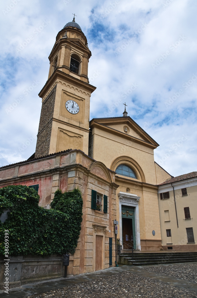 St. Agata church. Rivergaro. Emilia-Romagna. Italy.