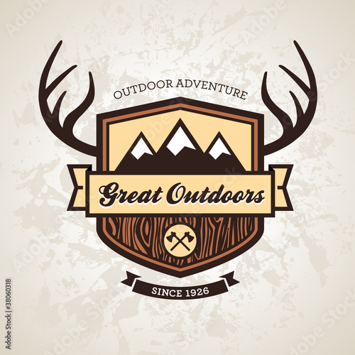 Outdoors emblem