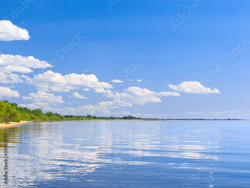 Chudsky lake. Pskov region. Russia