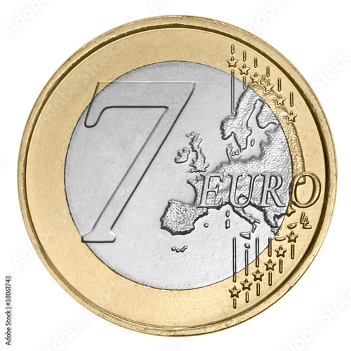 Seven euro coin