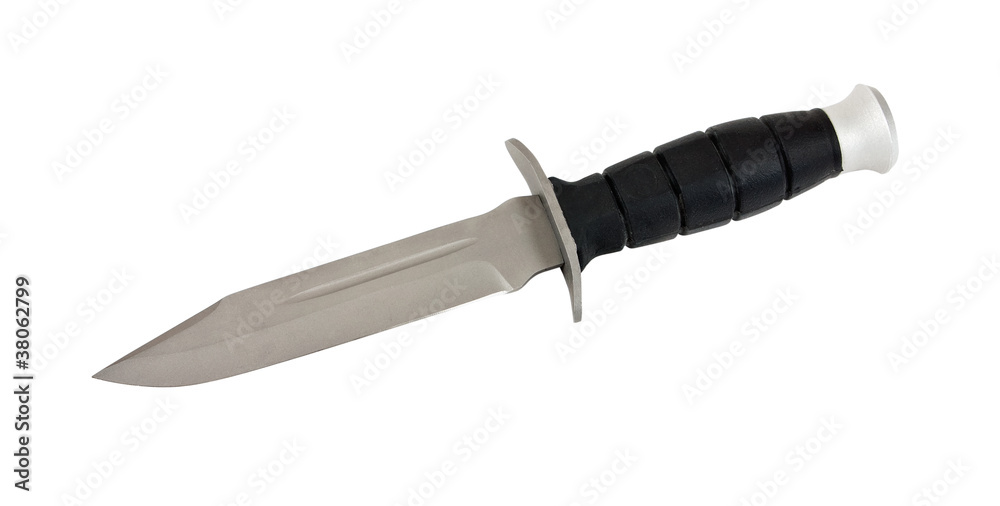 Russian army Knife isolated on white background Russian army Knife isolated on white background