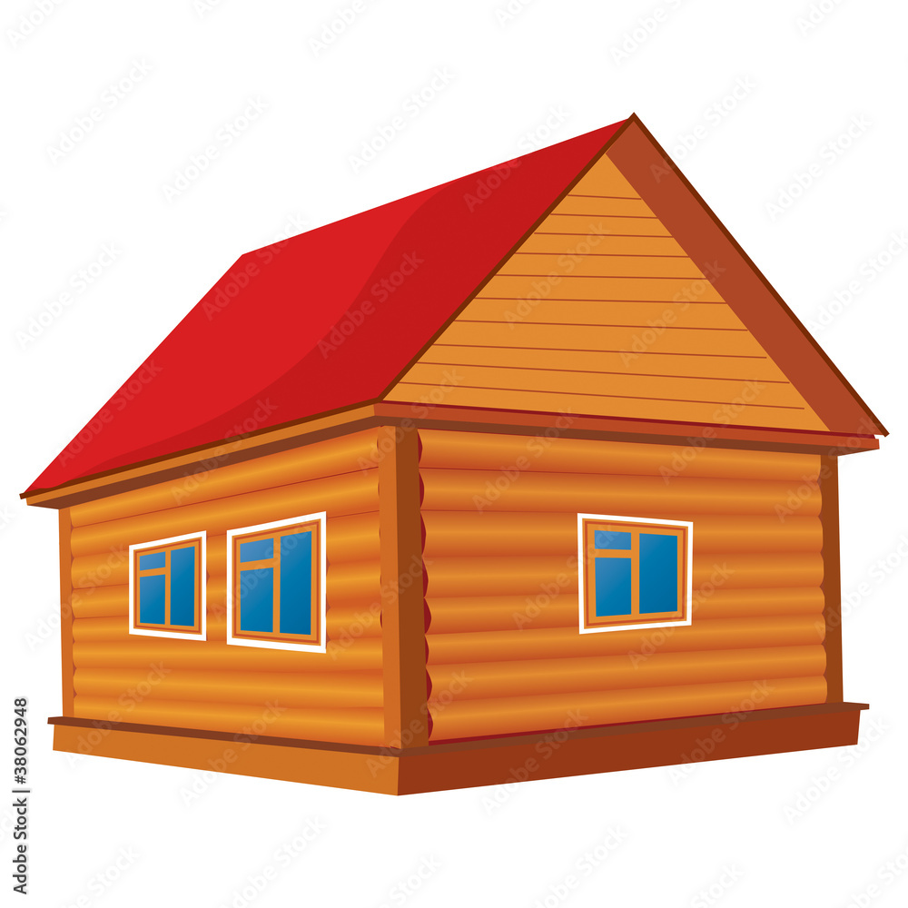 wooden house