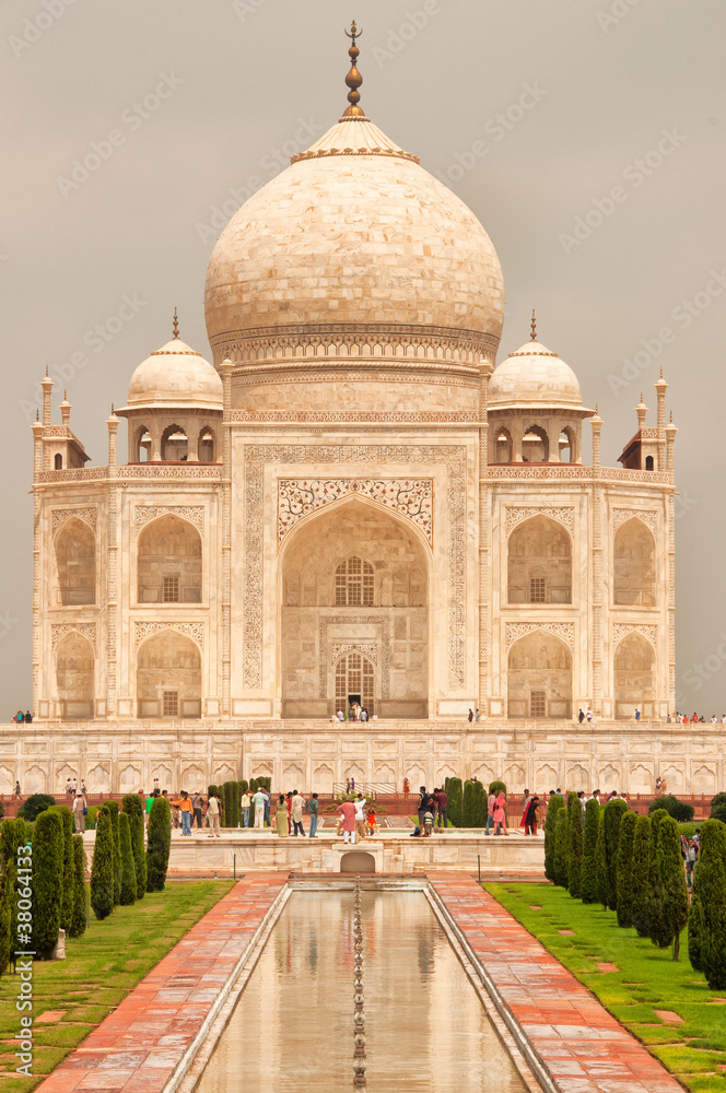 Taj Mahal vertical view, Agra, India