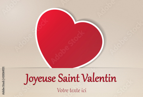 Carte saint valentin