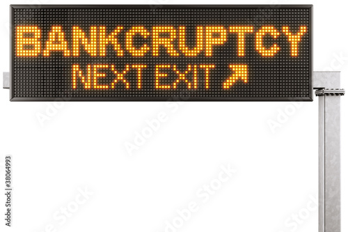 Digital highway sign photo