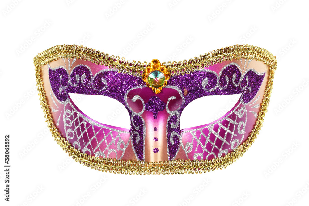 Carnival Venetian mask with clipping path. Carnival Venetian mask with clipping path.
