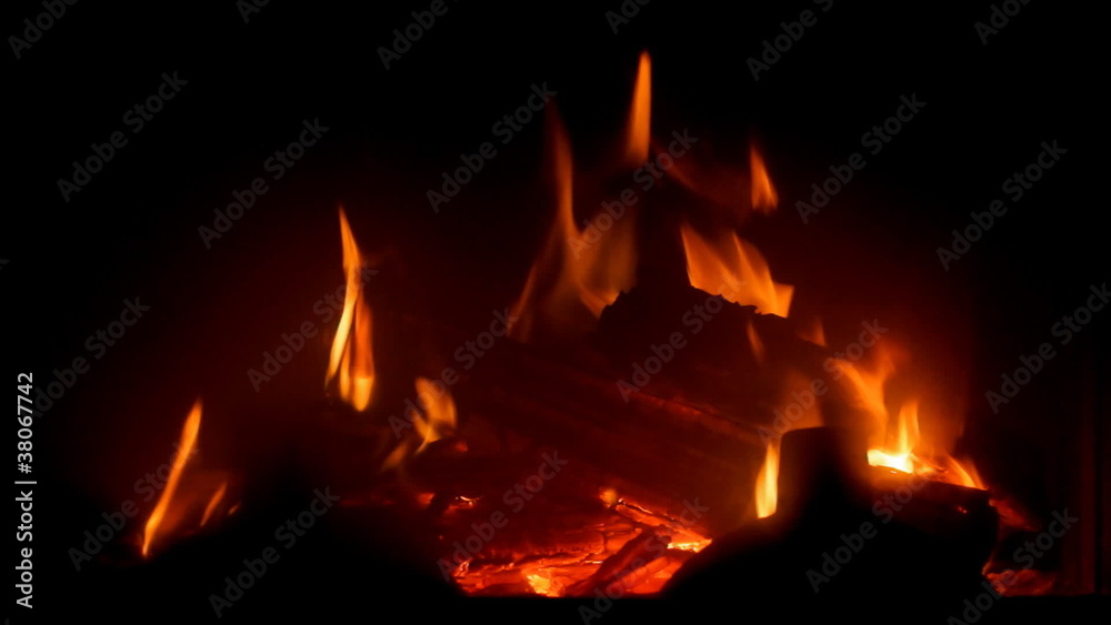 Flame of fireplace #5 Flame of fireplace #5